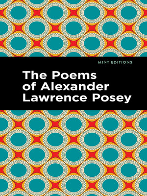cover image of The Poems of Alexander Lawrence Posey